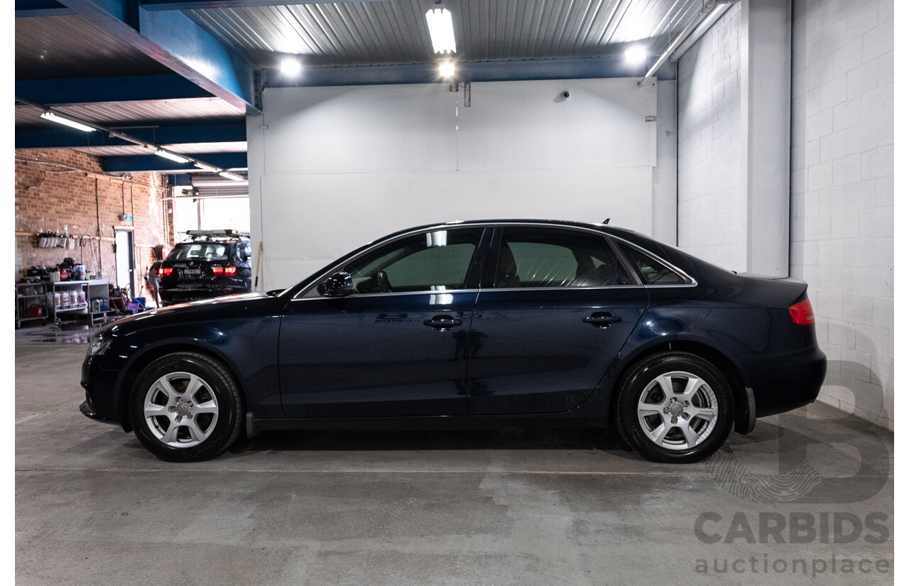 1/2010 Audi A4 2.0 TDI B8 (8K) 4d Sedan Deep Sea Blue Metallic Turbo Diesel 2.0L