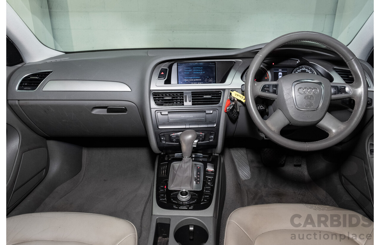 1/2010 Audi A4 2.0 TDI B8 (8K) 4d Sedan Deep Sea Blue Metallic Turbo Diesel 2.0L