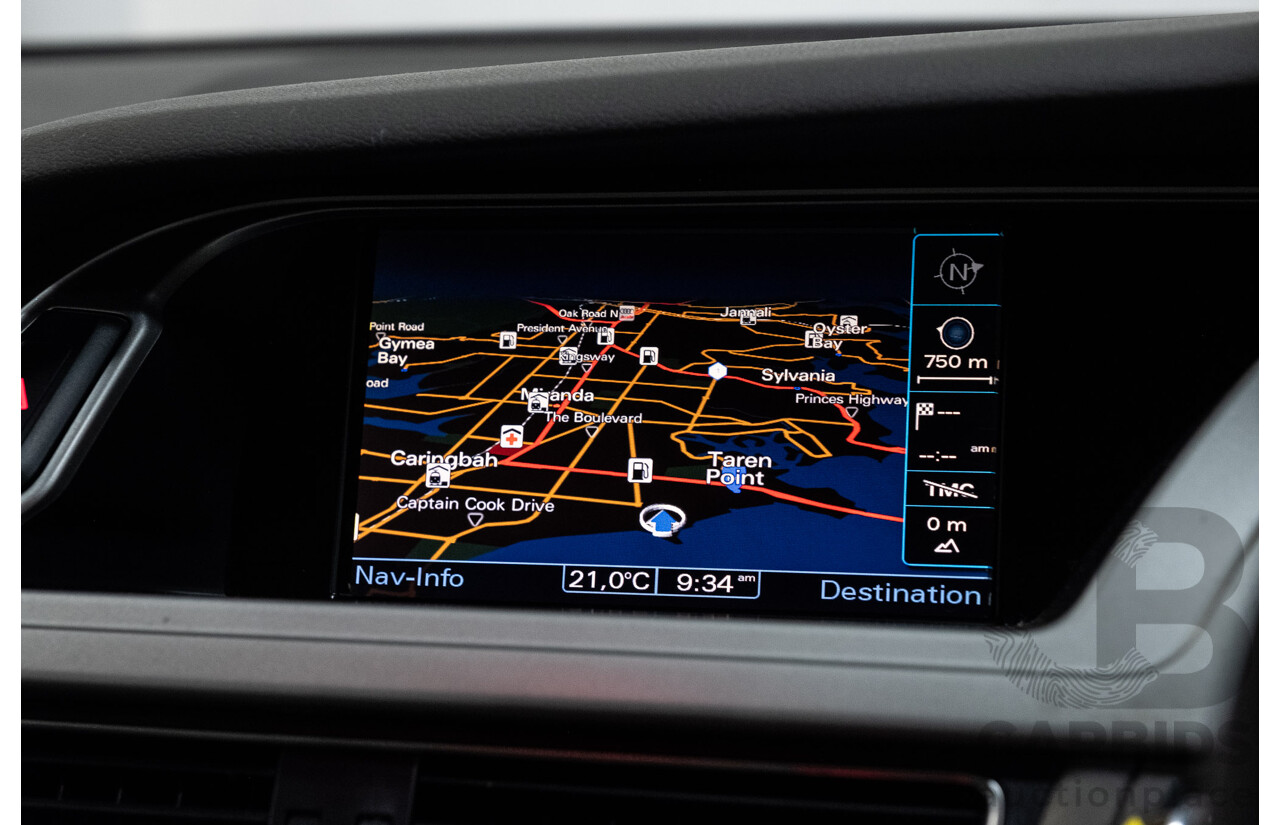 1/2010 Audi A4 2.0 TDI B8 (8K) 4d Sedan Deep Sea Blue Metallic Turbo Diesel 2.0L