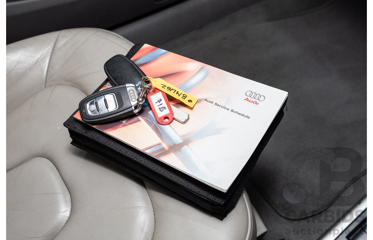 1/2010 Audi A4 2.0 TDI B8 (8K) 4d Sedan Deep Sea Blue Metallic Turbo Diesel 2.0L