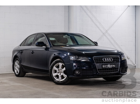 1/2010 Audi A4 2.0 TDI B8 (8K) 4d Sedan Deep Sea Blue Metallic Turbo Diesel 2.0L