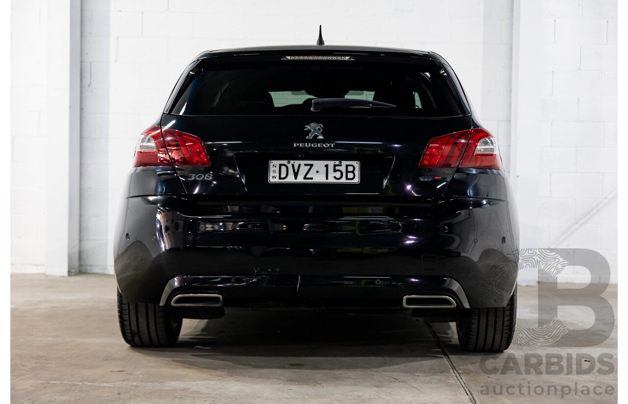 4/2015 Peugeot 308 GT HDi T9 4d Hatchback Perla Nera Black Metallic Turbo Diesel 2.0L