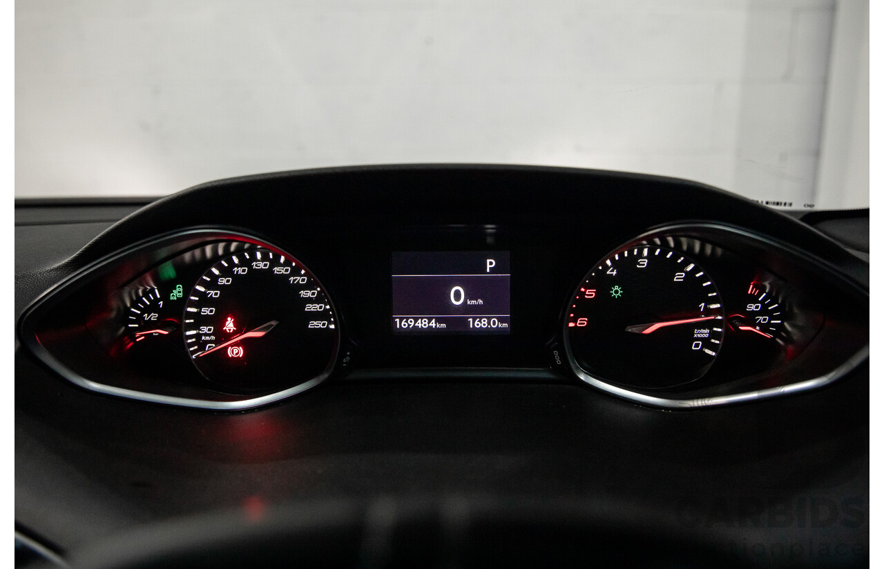 4/2015 Peugeot 308 GT HDi T9 4d Hatchback Perla Nera Black Metallic Turbo Diesel 2.0L