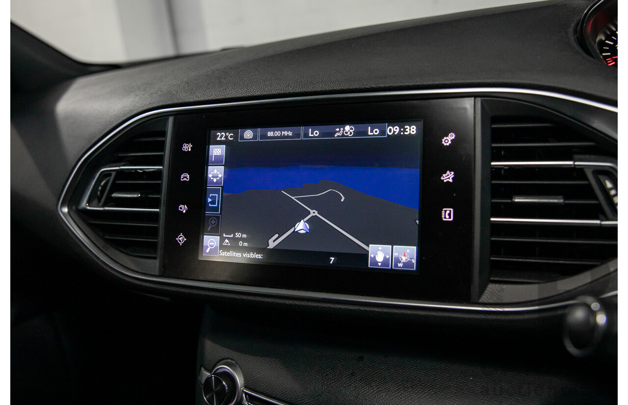 4/2015 Peugeot 308 GT HDi T9 4d Hatchback Perla Nera Black Metallic Turbo Diesel 2.0L