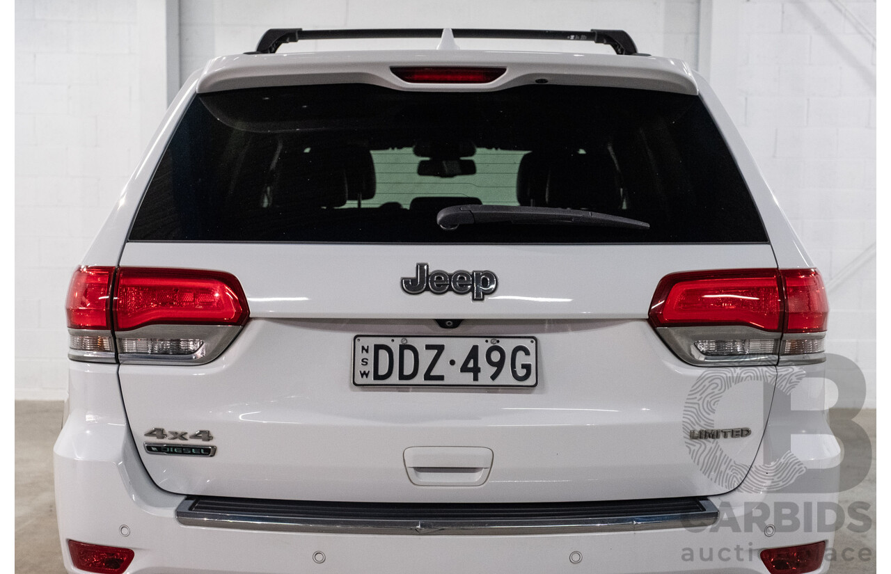 1/2015 Jeep Grand Cherokee Limited (4x4) WK MY15 4d Wagon Bright White Turbo Diesel V6 3.0L