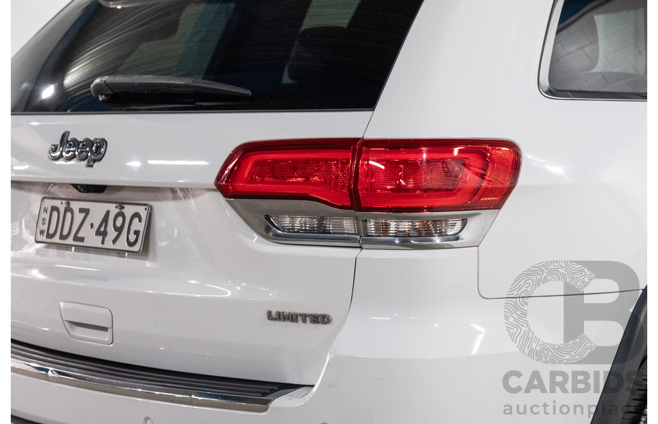 1/2015 Jeep Grand Cherokee Limited (4x4) WK MY15 4d Wagon Bright White Turbo Diesel V6 3.0L