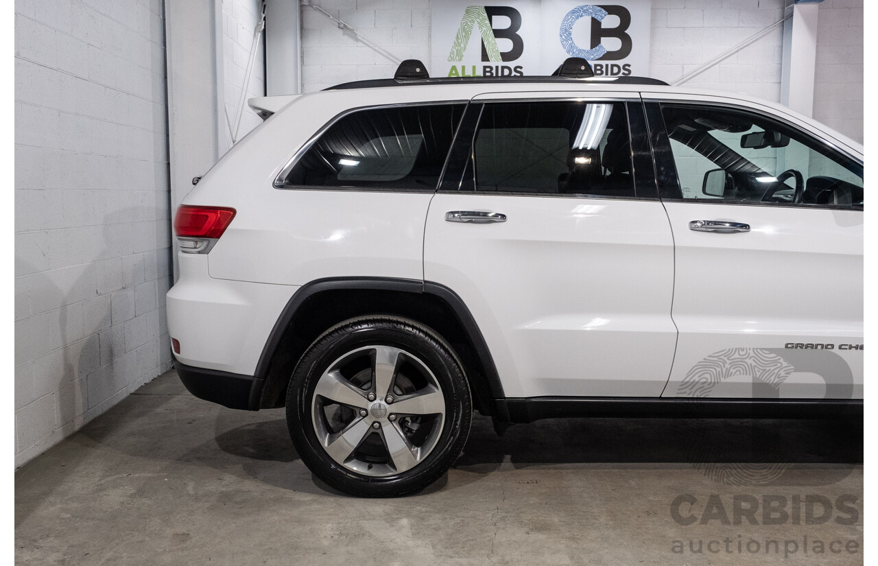 1/2015 Jeep Grand Cherokee Limited (4x4) WK MY15 4d Wagon Bright White Turbo Diesel V6 3.0L