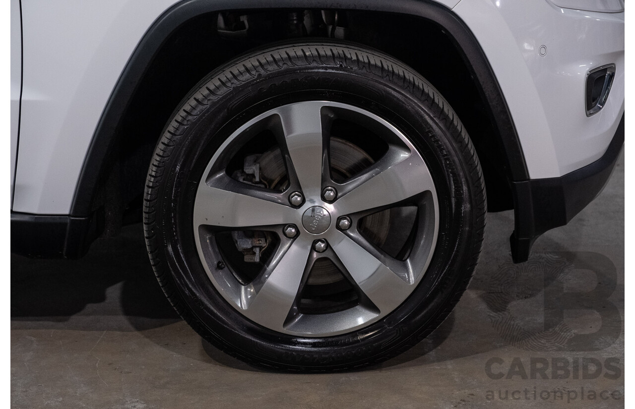 1/2015 Jeep Grand Cherokee Limited (4x4) WK MY15 4d Wagon Bright White Turbo Diesel V6 3.0L