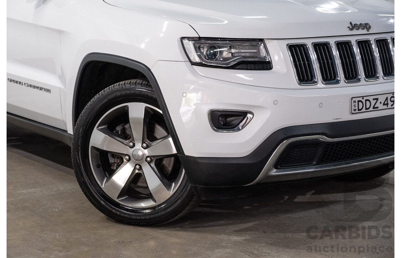 1/2015 Jeep Grand Cherokee Limited (4x4) WK MY15 4d Wagon Bright White Turbo Diesel V6 3.0L