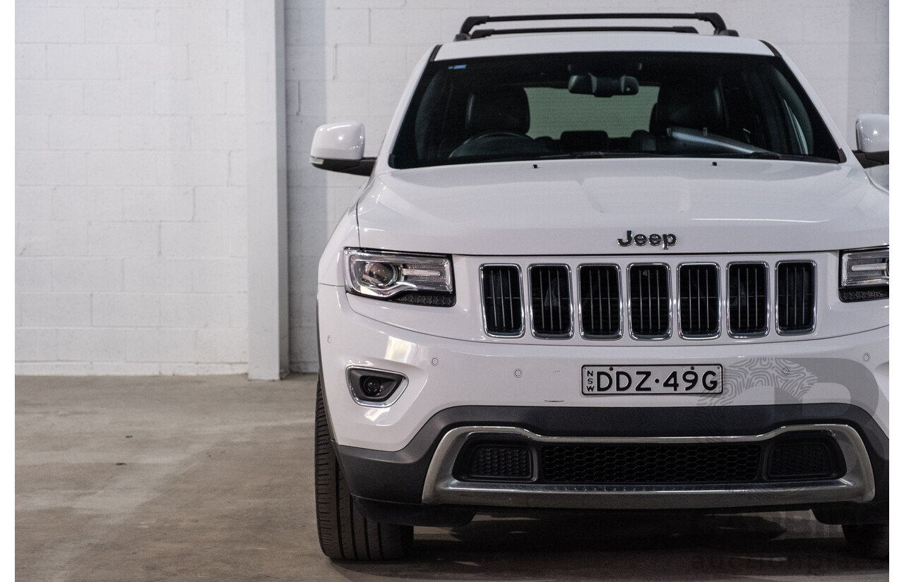 1/2015 Jeep Grand Cherokee Limited (4x4) WK MY15 4d Wagon Bright White Turbo Diesel V6 3.0L