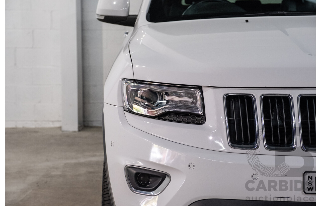 1/2015 Jeep Grand Cherokee Limited (4x4) WK MY15 4d Wagon Bright White Turbo Diesel V6 3.0L