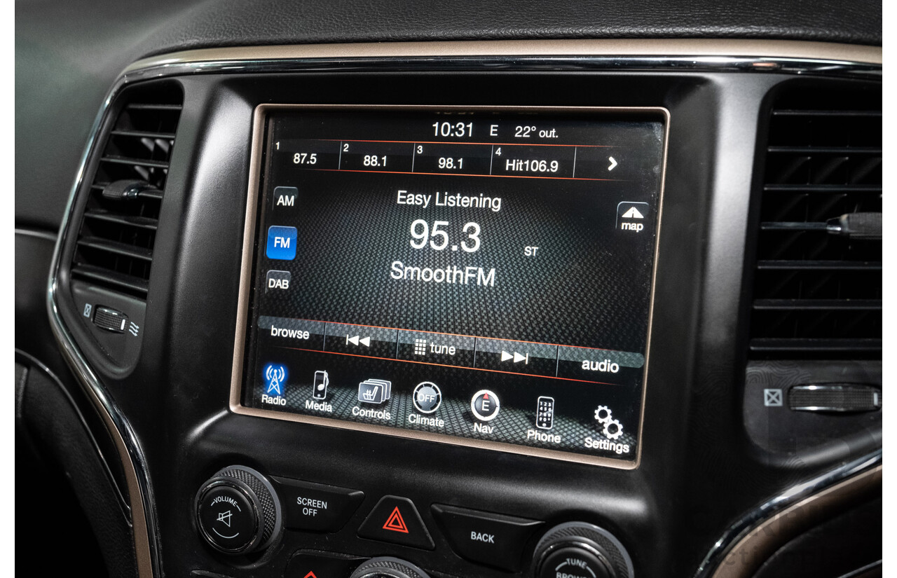 1/2015 Jeep Grand Cherokee Limited (4x4) WK MY15 4d Wagon Bright White Turbo Diesel V6 3.0L