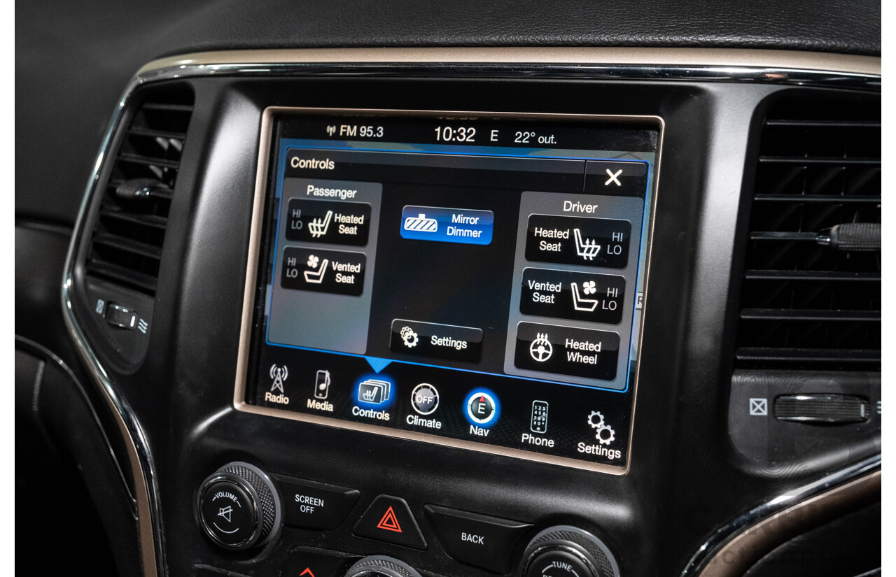 1/2015 Jeep Grand Cherokee Limited (4x4) WK MY15 4d Wagon Bright White Turbo Diesel V6 3.0L