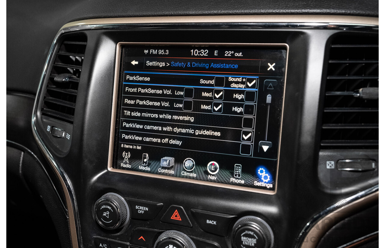 1/2015 Jeep Grand Cherokee Limited (4x4) WK MY15 4d Wagon Bright White Turbo Diesel V6 3.0L