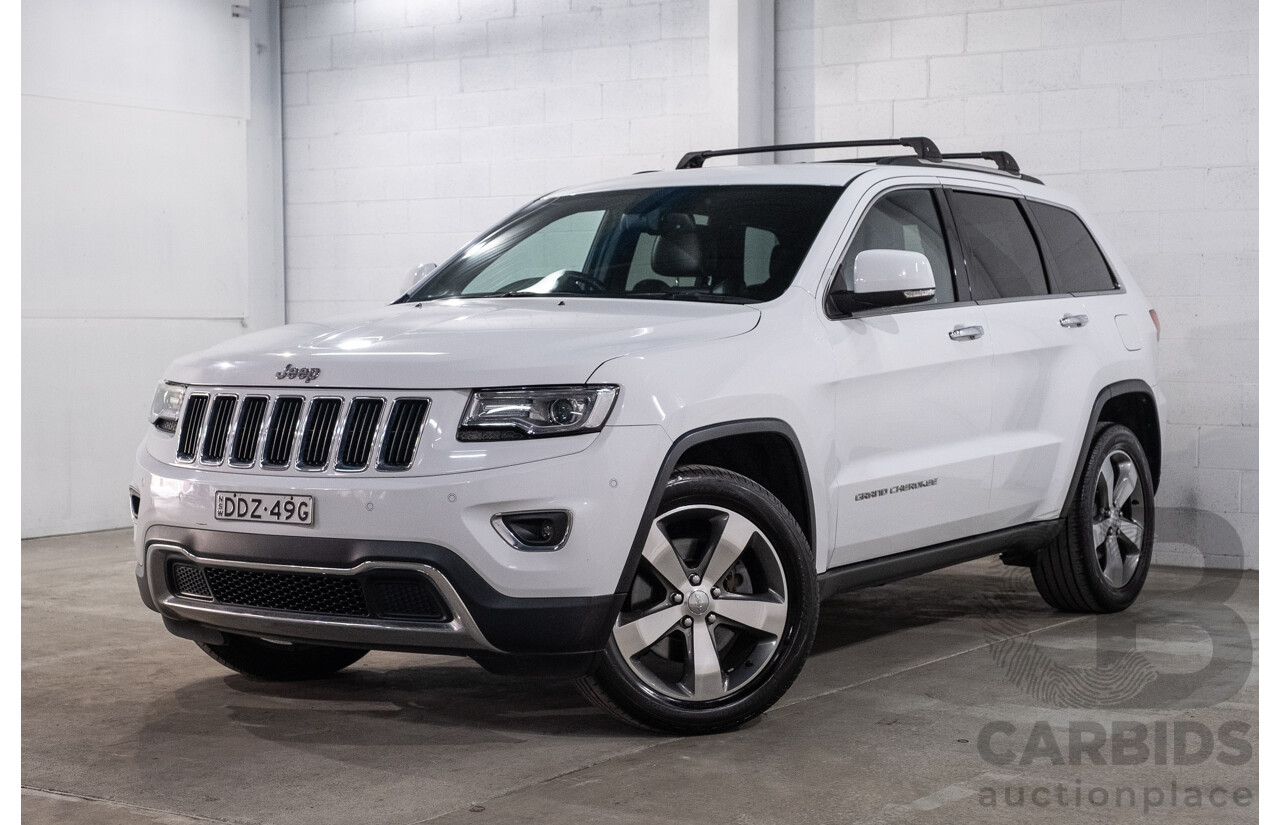 1/2015 Jeep Grand Cherokee Limited (4x4) WK MY15 4d Wagon Bright White Turbo Diesel V6 3.0L