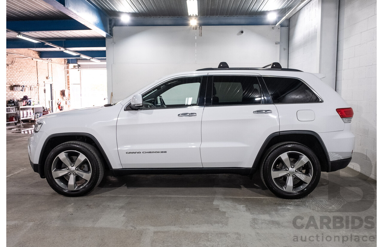 1/2015 Jeep Grand Cherokee Limited (4x4) WK MY15 4d Wagon Bright White Turbo Diesel V6 3.0L