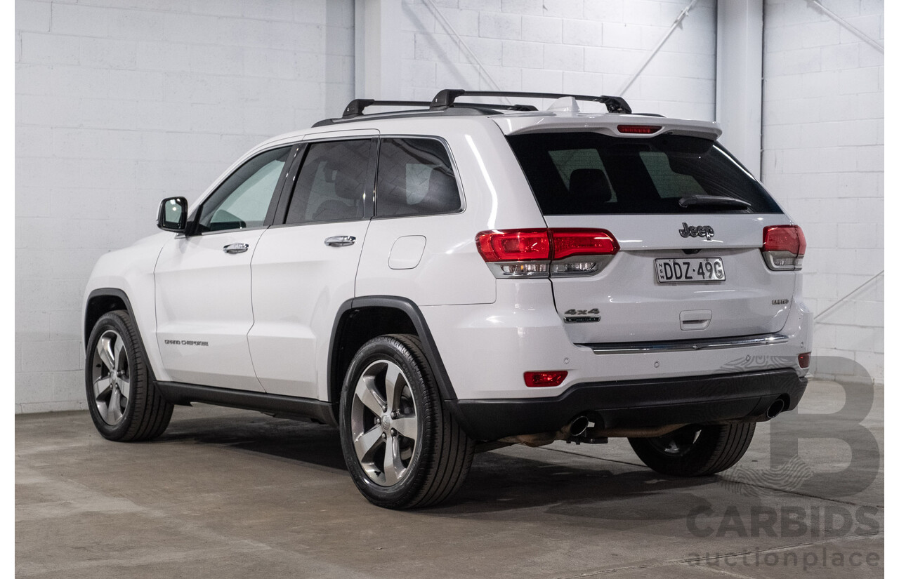 1/2015 Jeep Grand Cherokee Limited (4x4) WK MY15 4d Wagon Bright White Turbo Diesel V6 3.0L