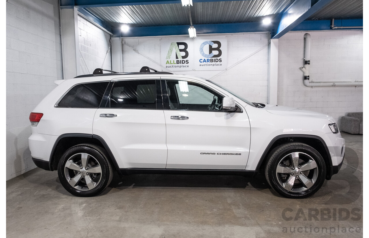 1/2015 Jeep Grand Cherokee Limited (4x4) WK MY15 4d Wagon Bright White Turbo Diesel V6 3.0L