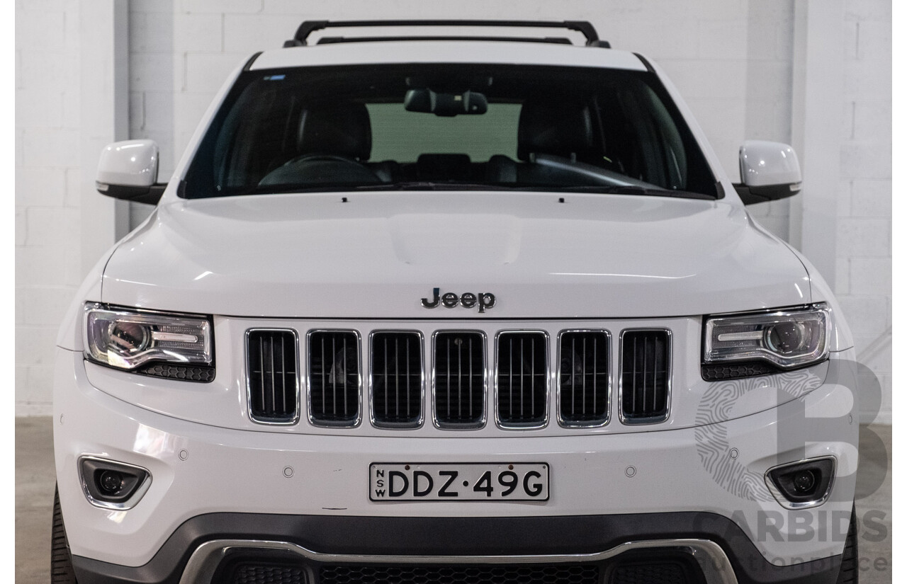 1/2015 Jeep Grand Cherokee Limited (4x4) WK MY15 4d Wagon Bright White Turbo Diesel V6 3.0L
