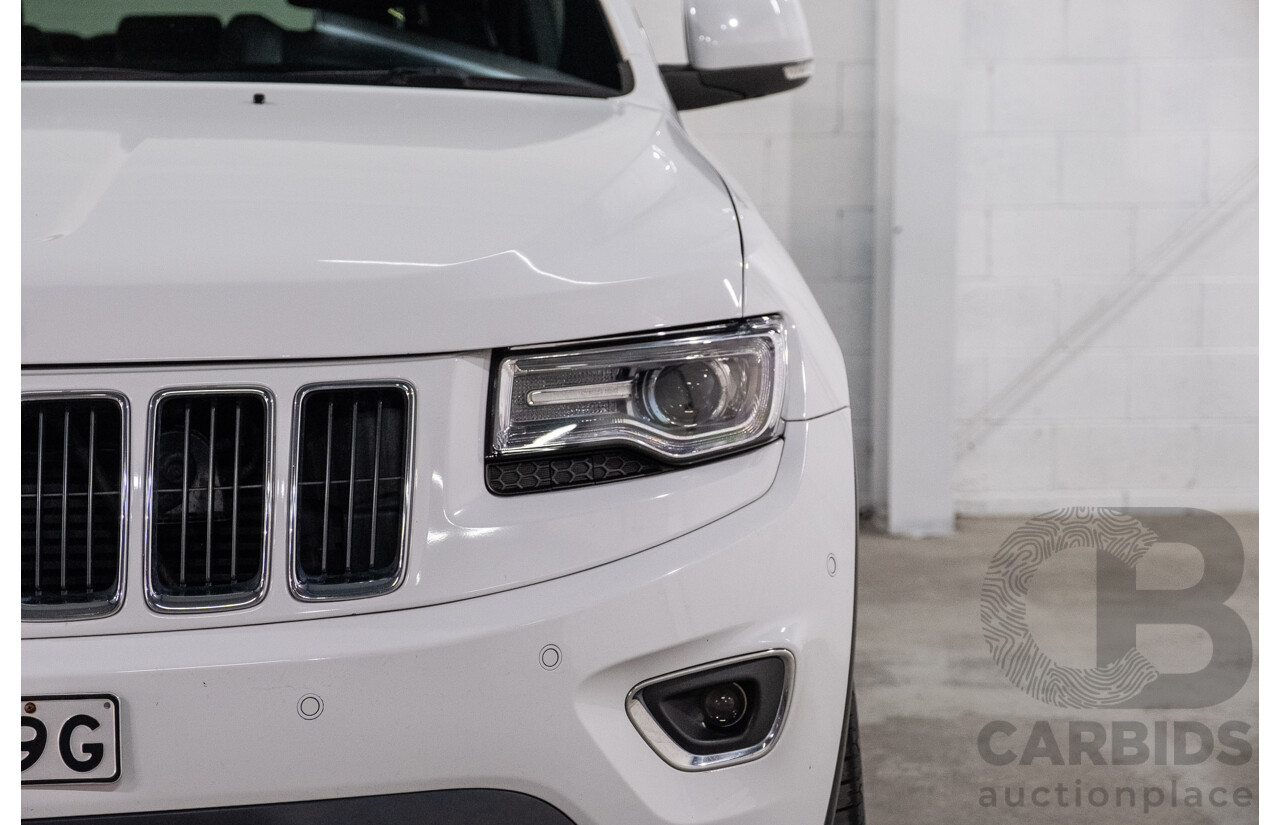 1/2015 Jeep Grand Cherokee Limited (4x4) WK MY15 4d Wagon Bright White Turbo Diesel V6 3.0L