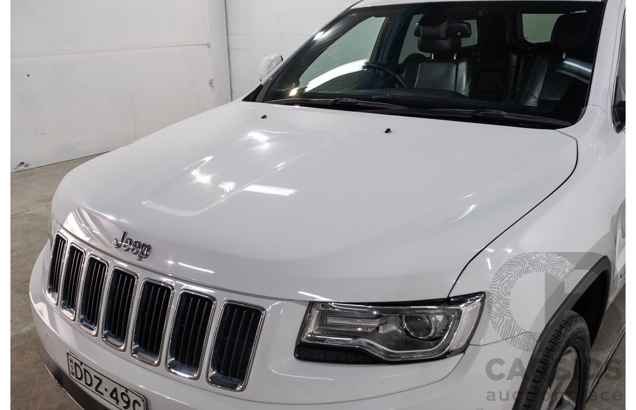 1/2015 Jeep Grand Cherokee Limited (4x4) WK MY15 4d Wagon Bright White Turbo Diesel V6 3.0L