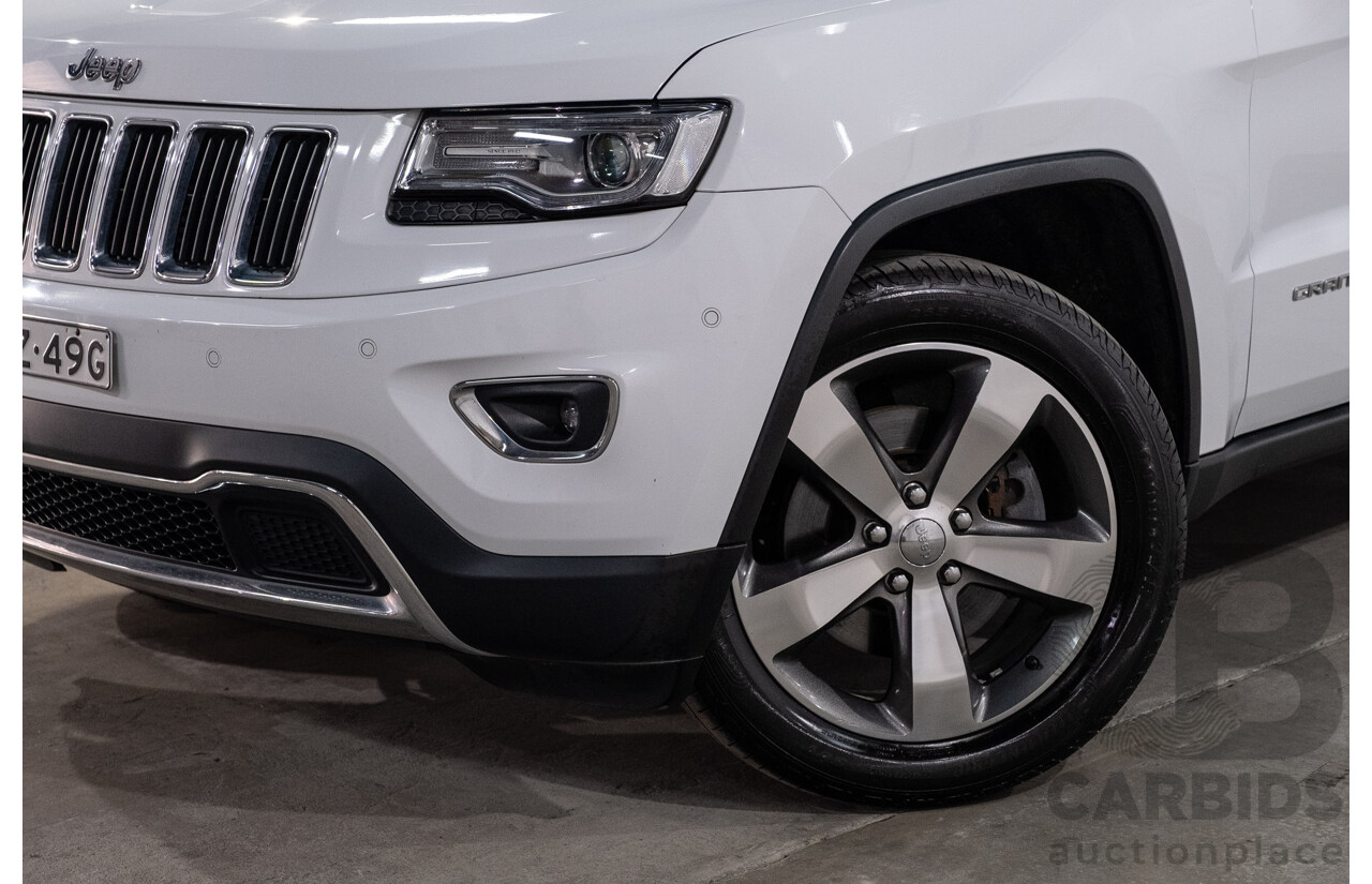 1/2015 Jeep Grand Cherokee Limited (4x4) WK MY15 4d Wagon Bright White Turbo Diesel V6 3.0L
