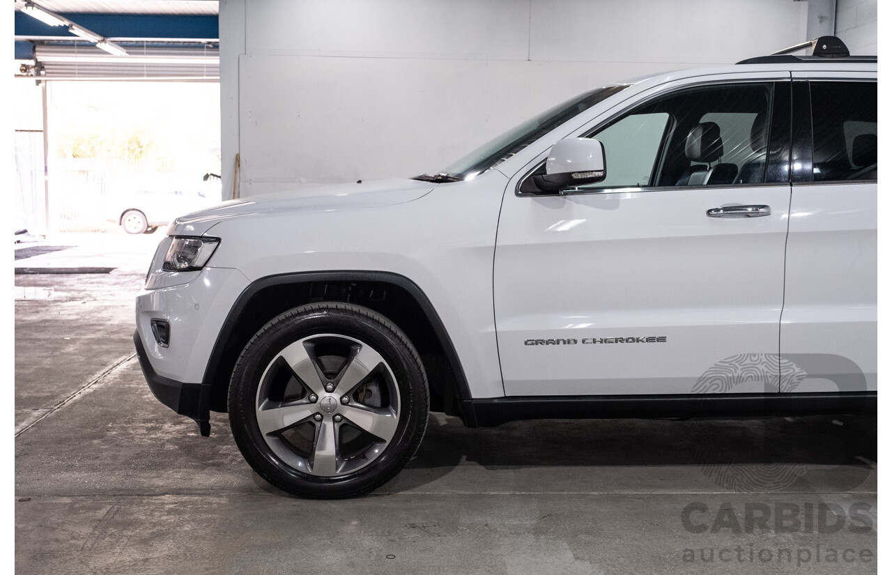 1/2015 Jeep Grand Cherokee Limited (4x4) WK MY15 4d Wagon Bright White Turbo Diesel V6 3.0L