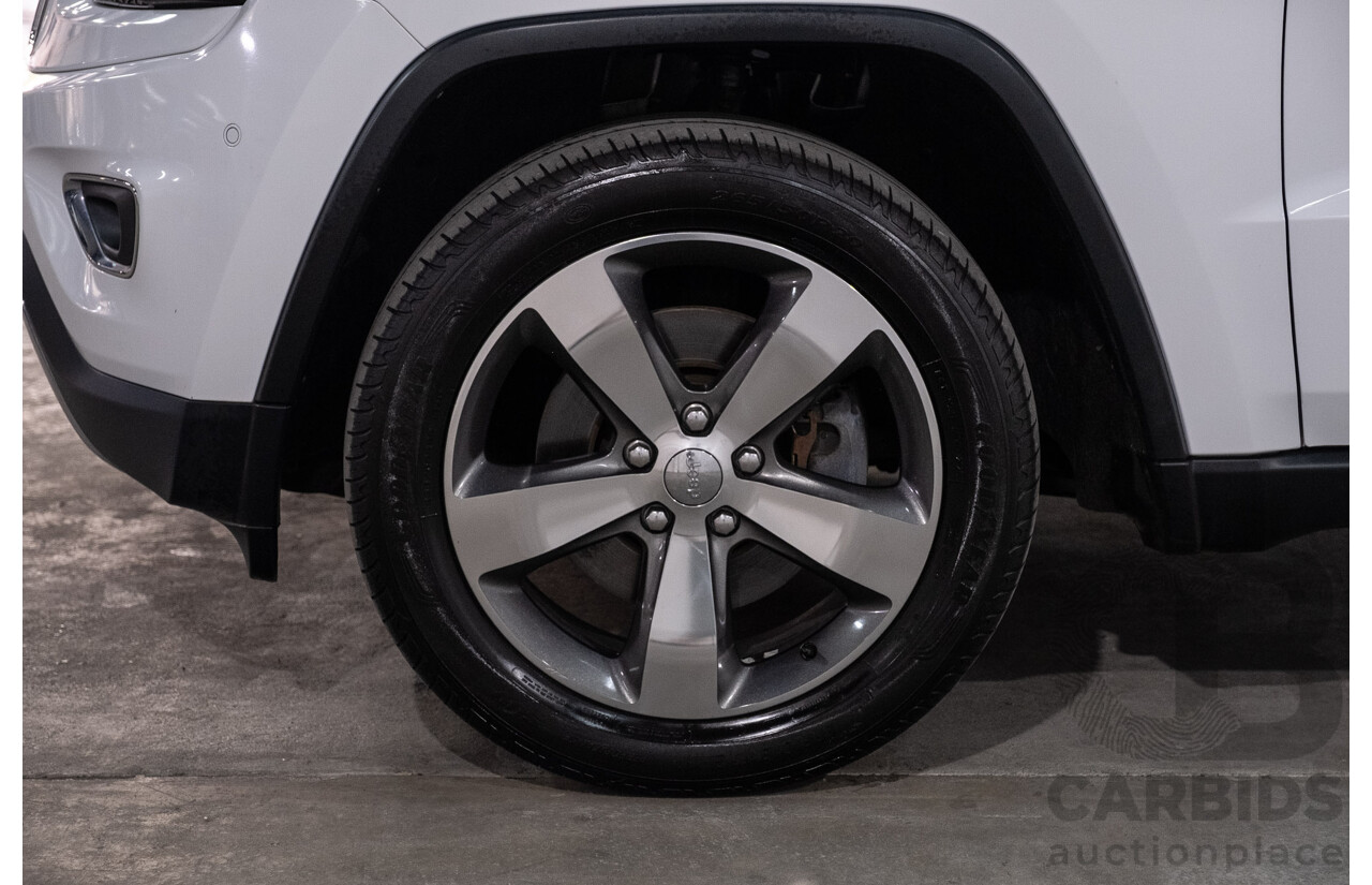 1/2015 Jeep Grand Cherokee Limited (4x4) WK MY15 4d Wagon Bright White Turbo Diesel V6 3.0L