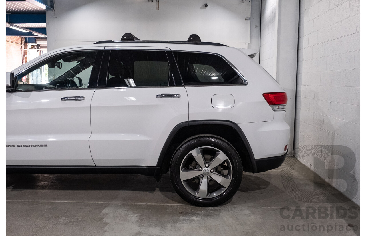 1/2015 Jeep Grand Cherokee Limited (4x4) WK MY15 4d Wagon Bright White Turbo Diesel V6 3.0L