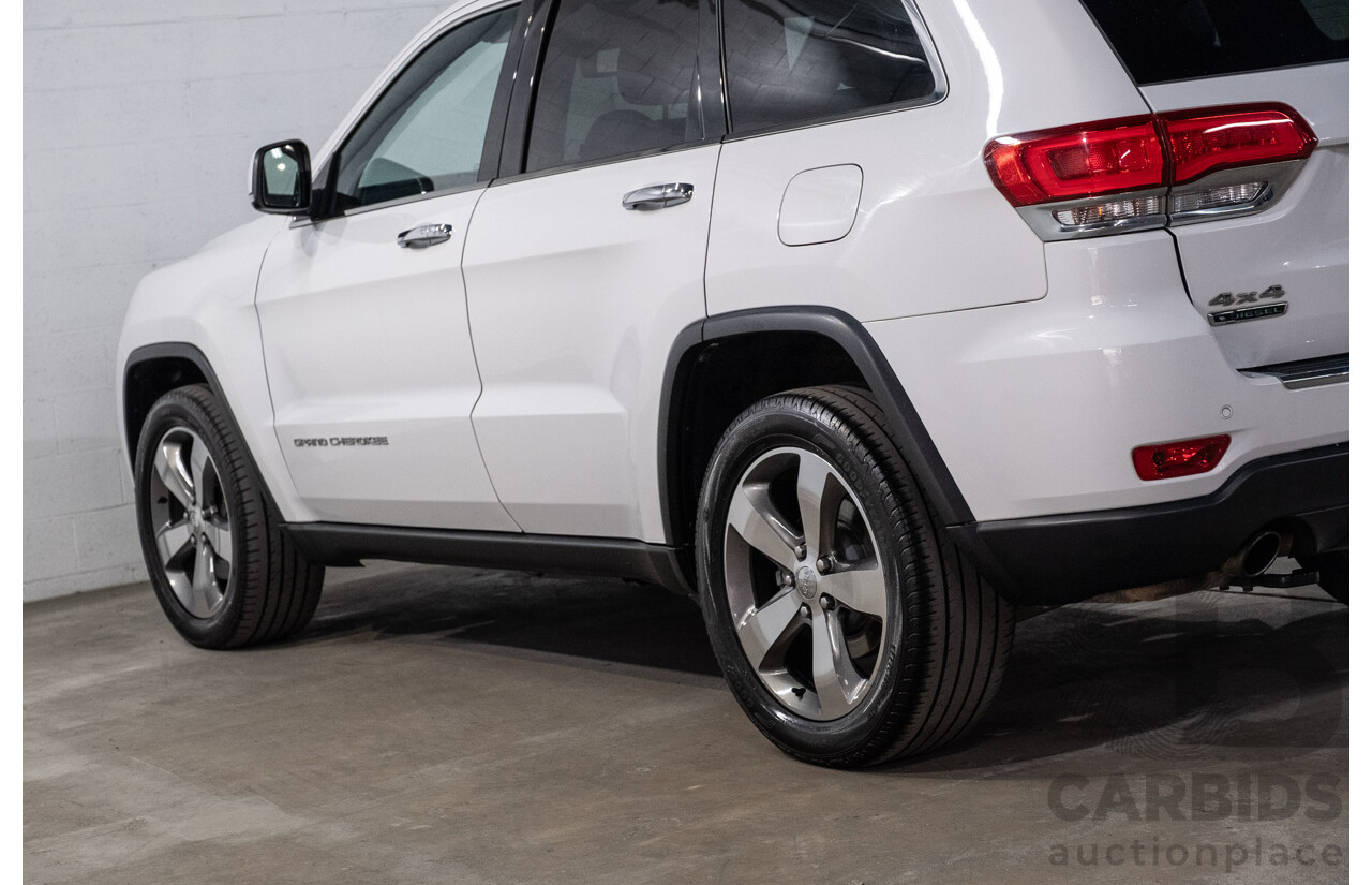 1/2015 Jeep Grand Cherokee Limited (4x4) WK MY15 4d Wagon Bright White Turbo Diesel V6 3.0L