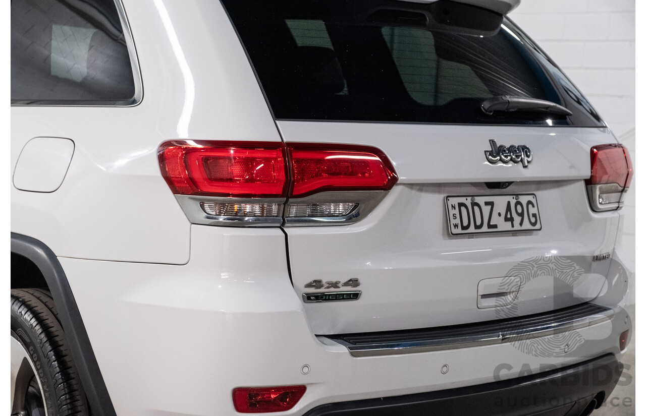 1/2015 Jeep Grand Cherokee Limited (4x4) WK MY15 4d Wagon Bright White Turbo Diesel V6 3.0L