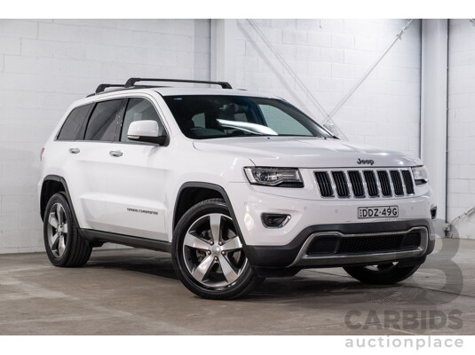 1/2015 Jeep Grand Cherokee Limited (4x4) WK MY15 4d Wagon Bright White Turbo Diesel V6 3.0L