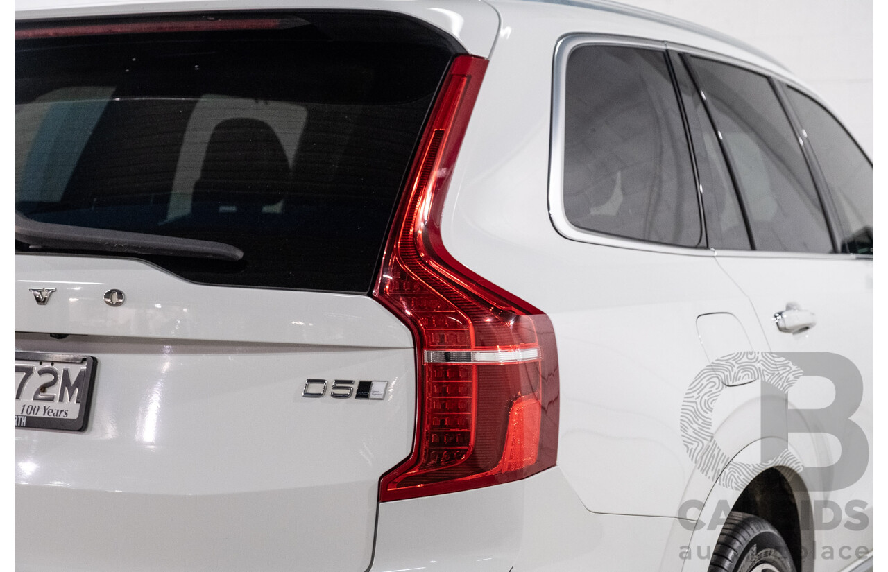 04/2021 Volvo XC90 D5 Inscription Polestar Upgrade (AWD) 256 MY21 4d Wagon Ice White Twin Turbo Diesel 2.0L