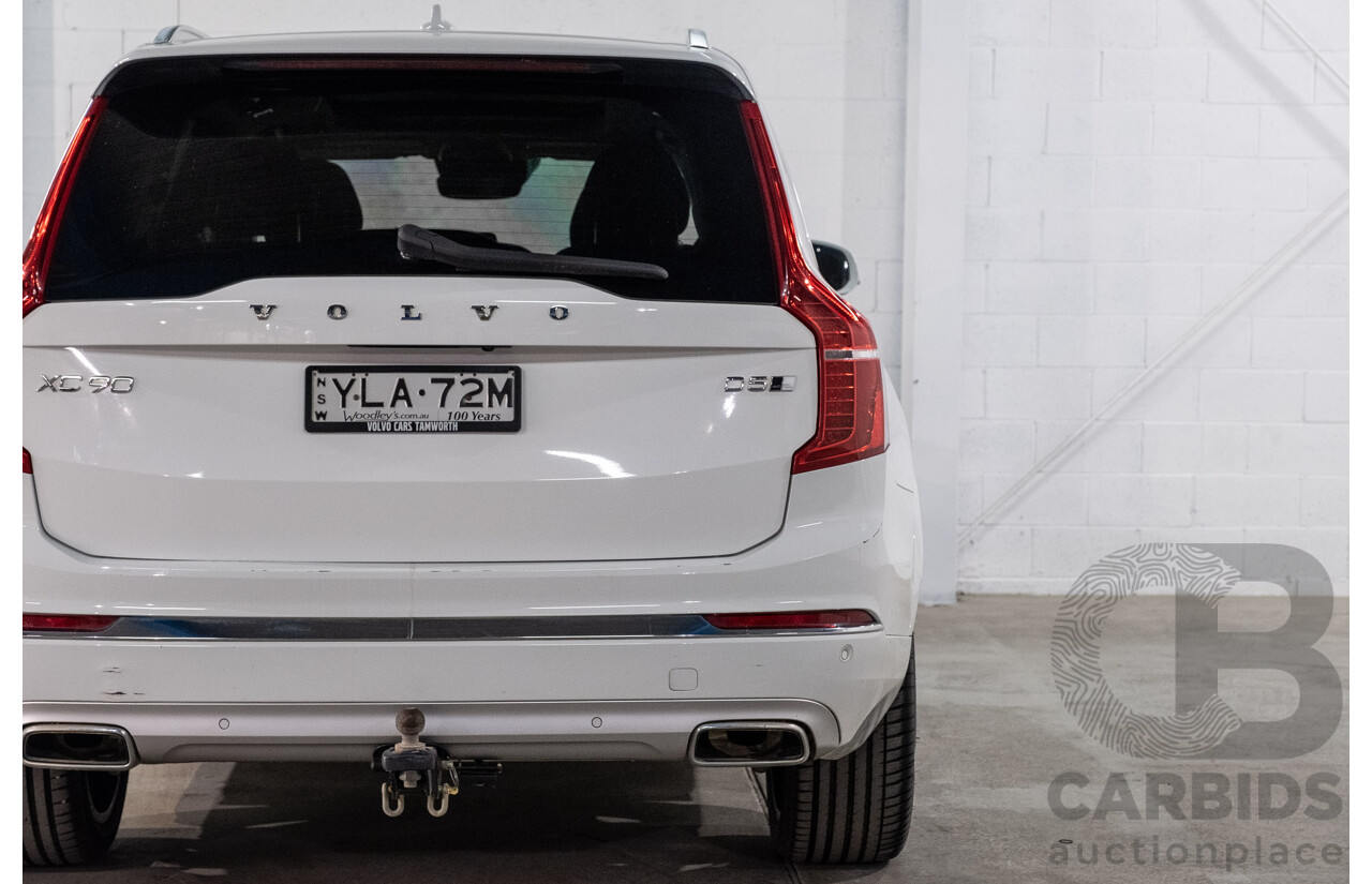 04/2021 Volvo XC90 D5 Inscription Polestar Upgrade (AWD) 256 MY21 4d Wagon Ice White Twin Turbo Diesel 2.0L