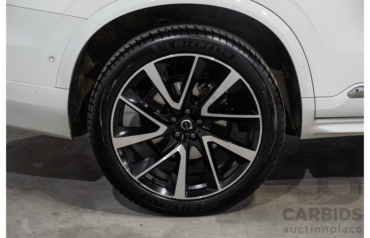 04/2021 Volvo XC90 D5 Inscription Polestar Upgrade (AWD) 256 MY21 4d Wagon Ice White Twin Turbo Diesel 2.0L