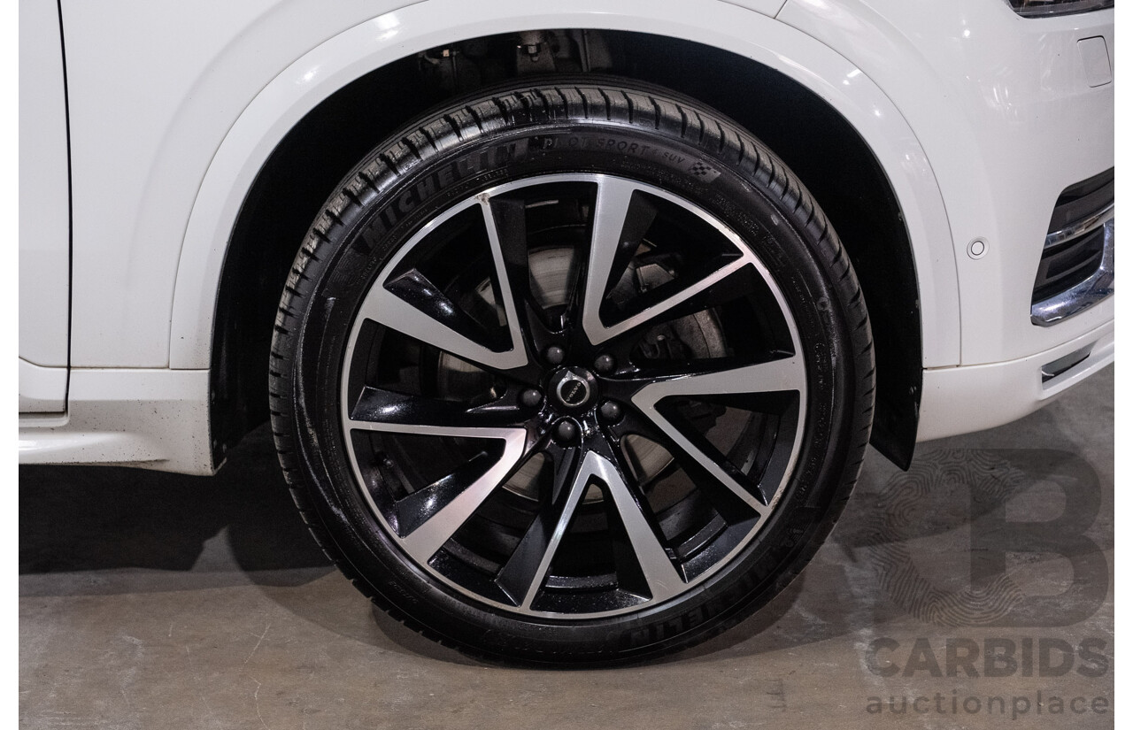 04/2021 Volvo XC90 D5 Inscription Polestar Upgrade (AWD) 256 MY21 4d Wagon Ice White Twin Turbo Diesel 2.0L