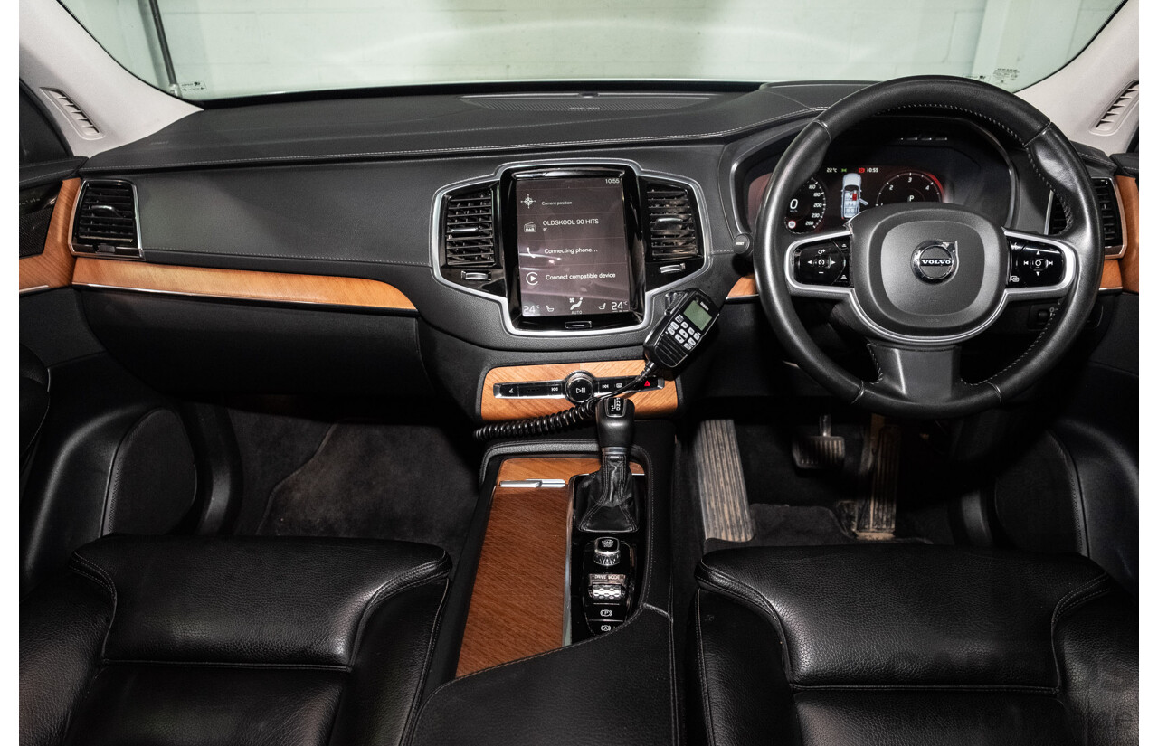 04/2021 Volvo XC90 D5 Inscription Polestar Upgrade (AWD) 256 MY21 4d Wagon Ice White Twin Turbo Diesel 2.0L