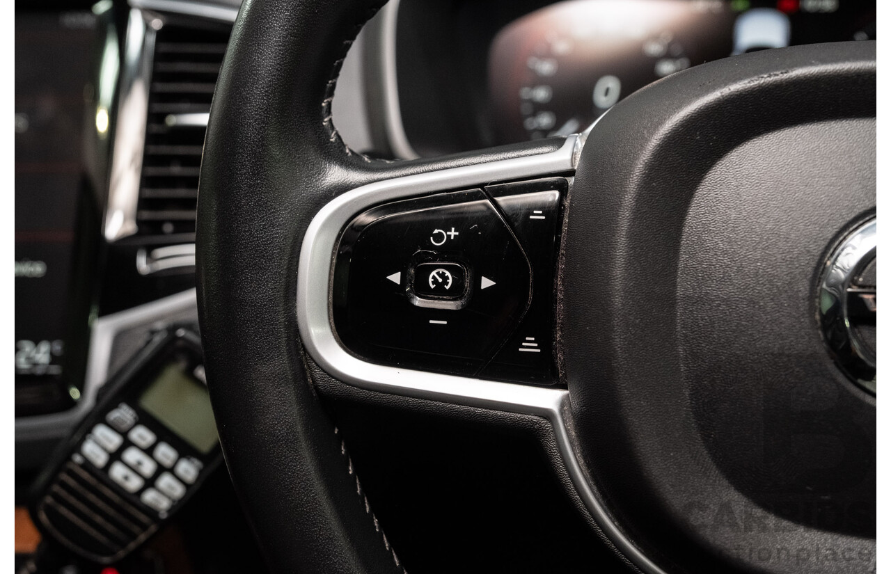 04/2021 Volvo XC90 D5 Inscription Polestar Upgrade (AWD) 256 MY21 4d Wagon Ice White Twin Turbo Diesel 2.0L