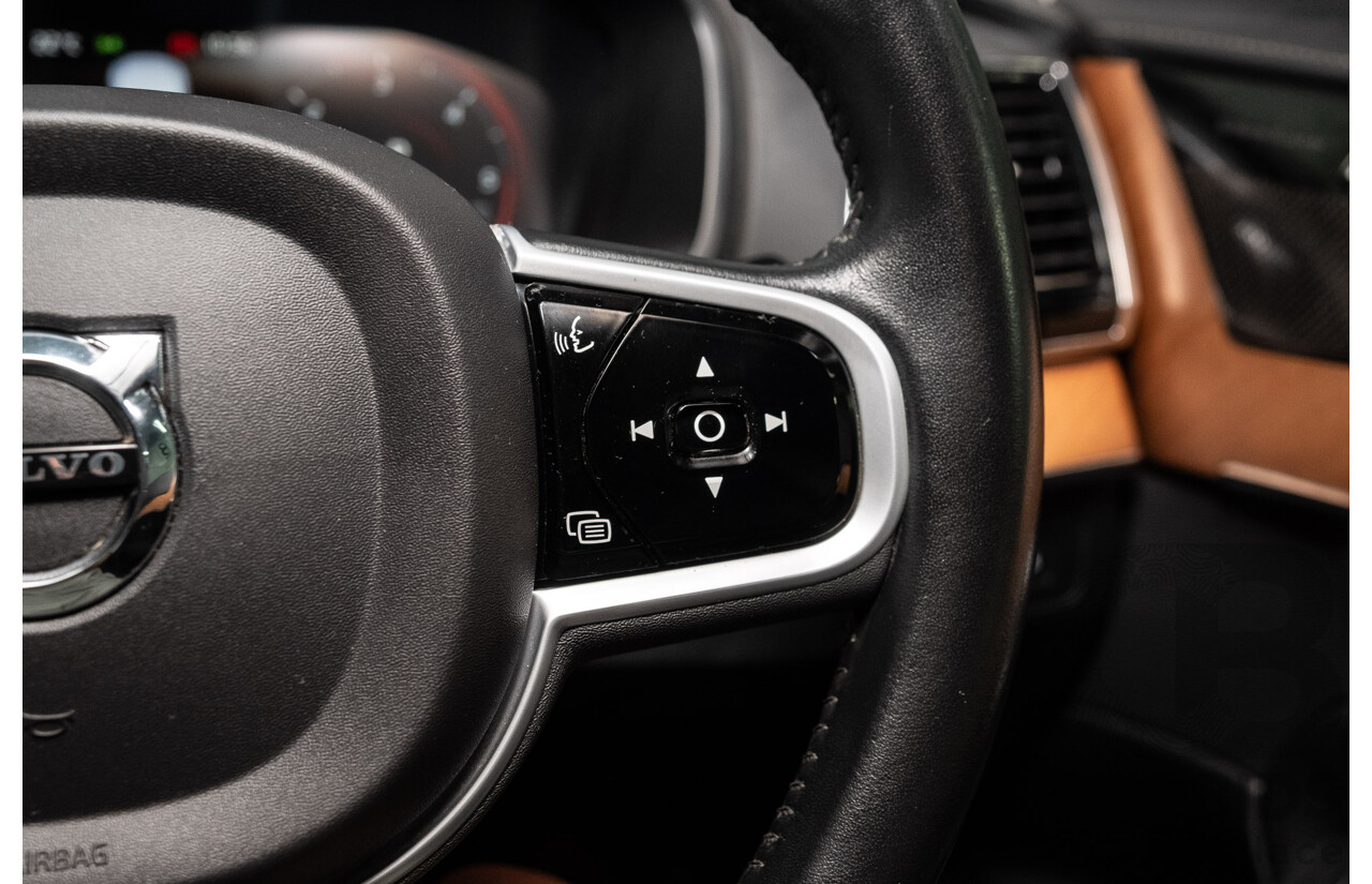 04/2021 Volvo XC90 D5 Inscription Polestar Upgrade (AWD) 256 MY21 4d Wagon Ice White Twin Turbo Diesel 2.0L