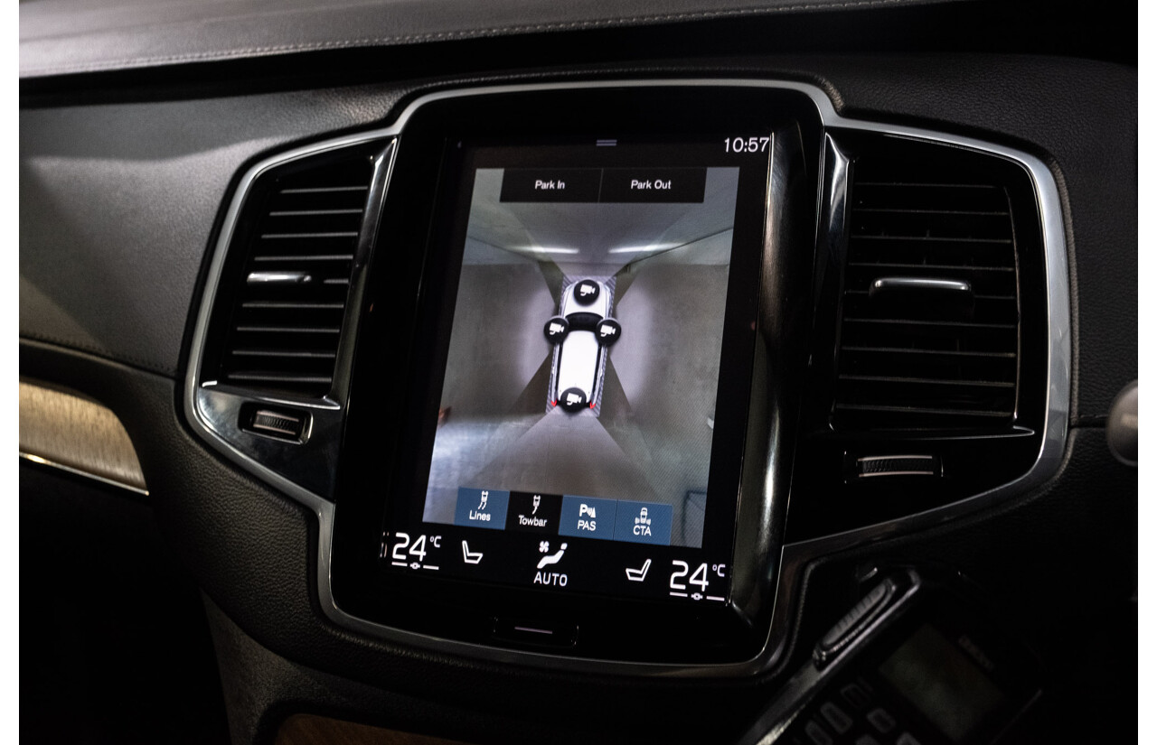 04/2021 Volvo XC90 D5 Inscription Polestar Upgrade (AWD) 256 MY21 4d Wagon Ice White Twin Turbo Diesel 2.0L