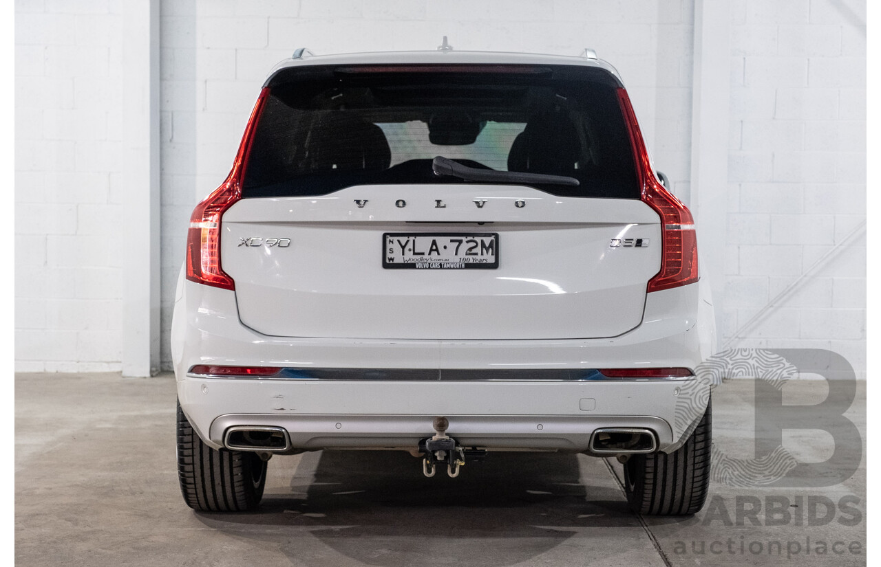 04/2021 Volvo XC90 D5 Inscription Polestar Upgrade (AWD) 256 MY21 4d Wagon Ice White Twin Turbo Diesel 2.0L
