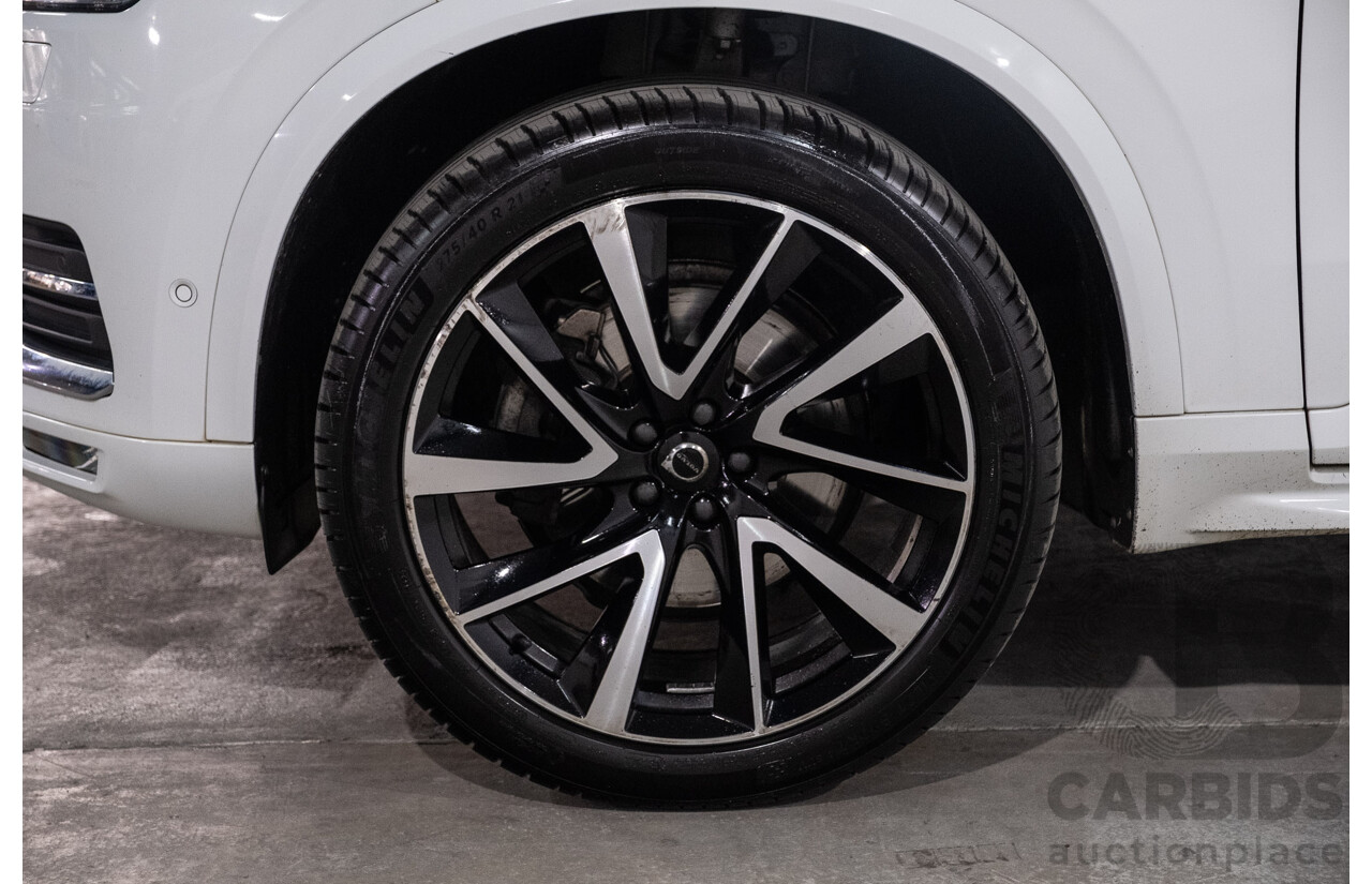 04/2021 Volvo XC90 D5 Inscription Polestar Upgrade (AWD) 256 MY21 4d Wagon Ice White Twin Turbo Diesel 2.0L
