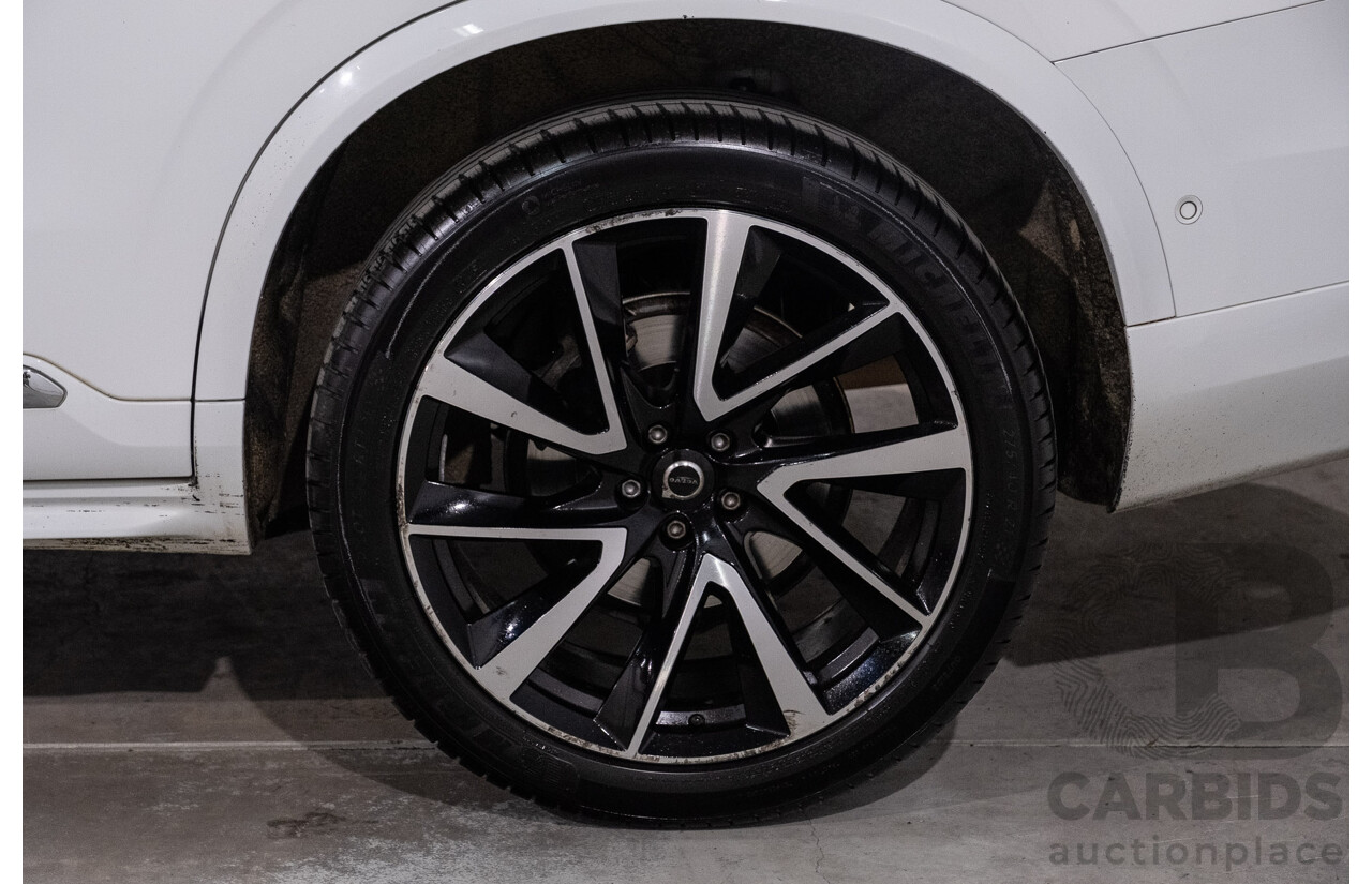 04/2021 Volvo XC90 D5 Inscription Polestar Upgrade (AWD) 256 MY21 4d Wagon Ice White Twin Turbo Diesel 2.0L