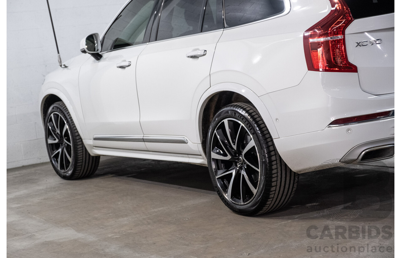 04/2021 Volvo XC90 D5 Inscription Polestar Upgrade (AWD) 256 MY21 4d Wagon Ice White Twin Turbo Diesel 2.0L