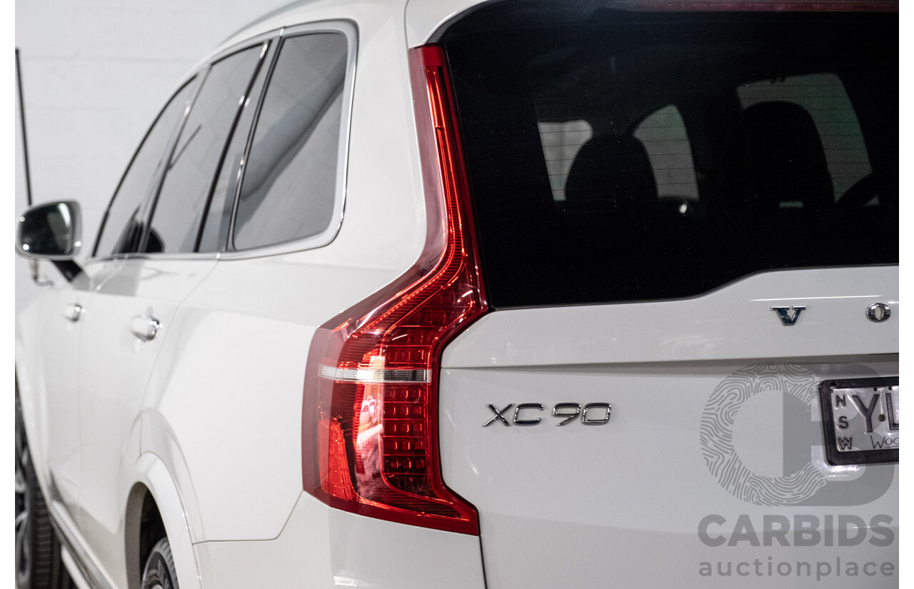 04/2021 Volvo XC90 D5 Inscription Polestar Upgrade (AWD) 256 MY21 4d Wagon Ice White Twin Turbo Diesel 2.0L