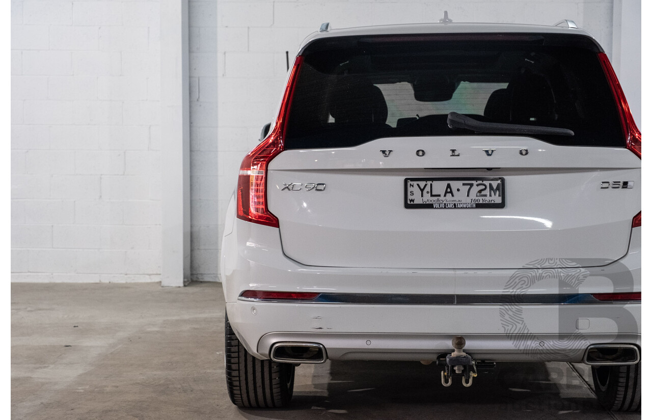 04/2021 Volvo XC90 D5 Inscription Polestar Upgrade (AWD) 256 MY21 4d Wagon Ice White Twin Turbo Diesel 2.0L