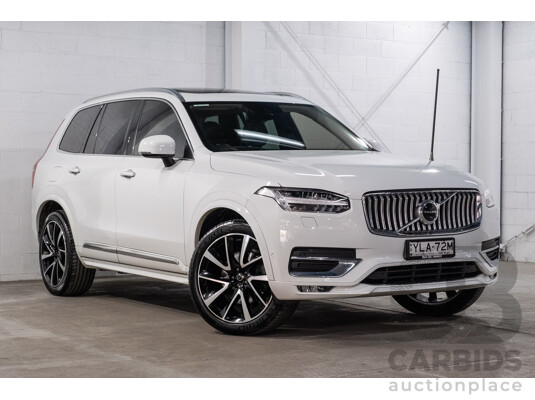04/2021 Volvo XC90 D5 Inscription Polestar Upgrade (AWD) 256 MY21 4d Wagon Ice White Twin Turbo Diesel 2.0L