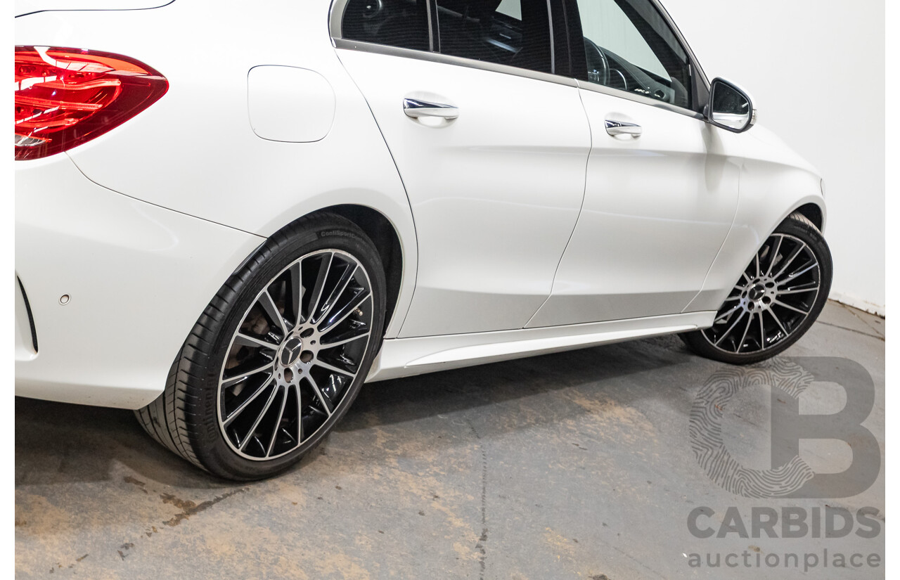 9/2014 Mercedes-Benz C250 AMG Line 205 4D Sedan Polar White Turbo 2.0L