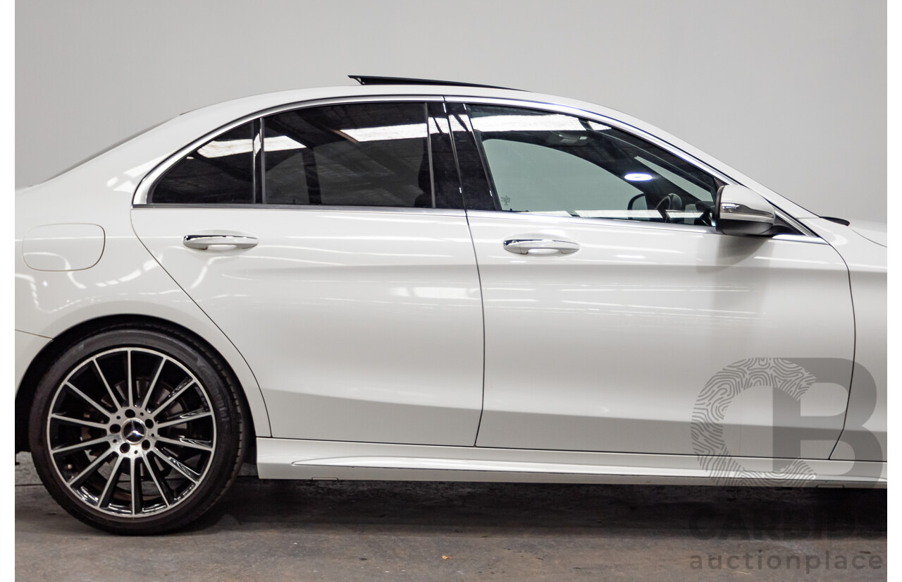 9/2014 Mercedes-Benz C250 AMG Line 205 4D Sedan Polar White Turbo 2.0L