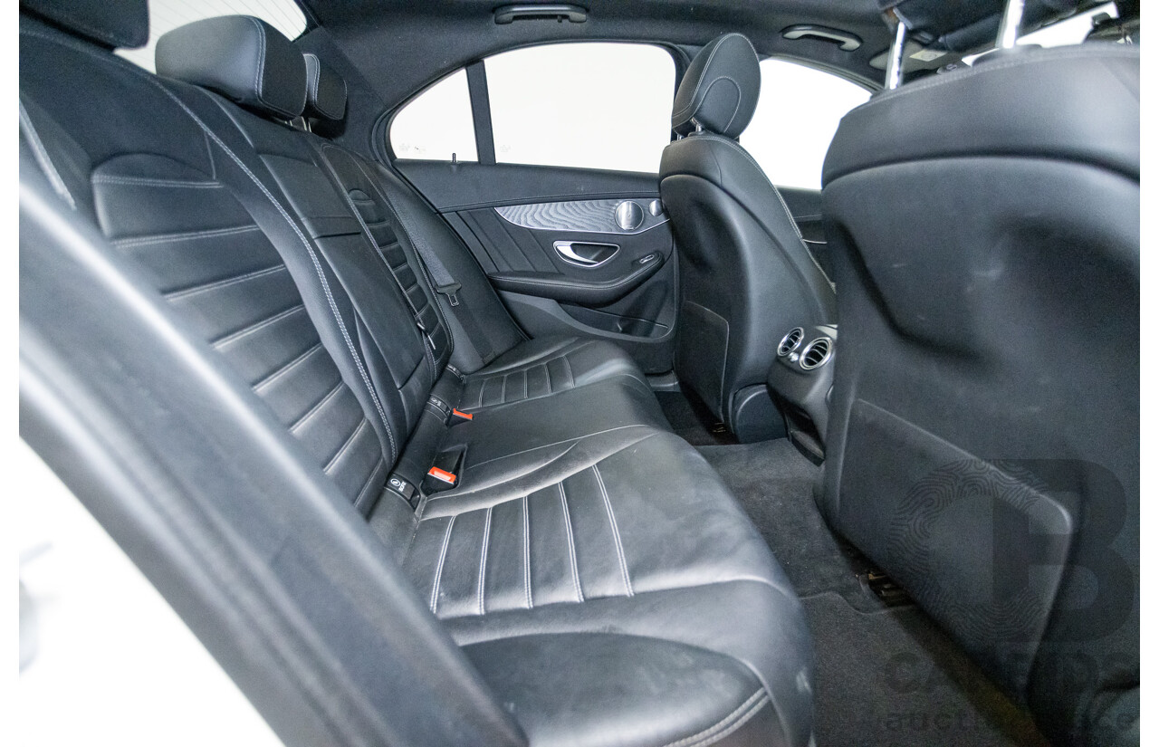 9/2014 Mercedes-Benz C250 AMG Line 205 4D Sedan Polar White Turbo 2.0L